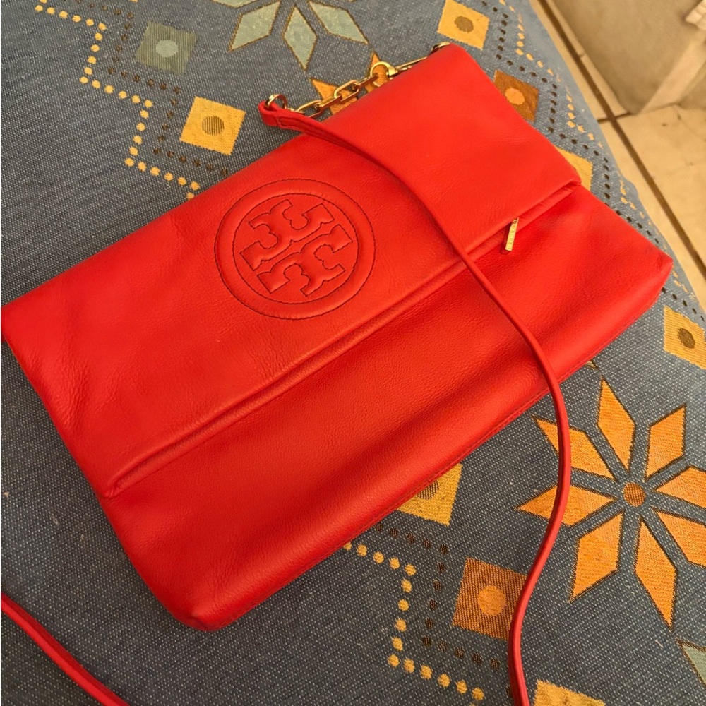 Tory Burch Bold Red Crossbody Bag